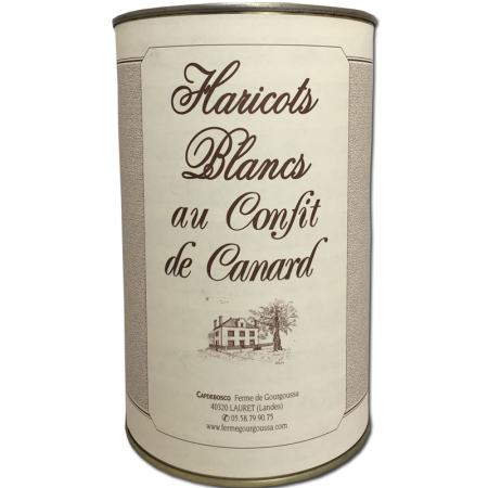 Haricots blancs au confit...