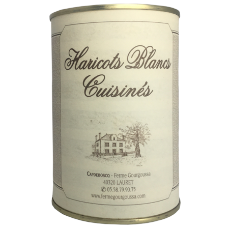 Haricots blancs cuisinés (4...