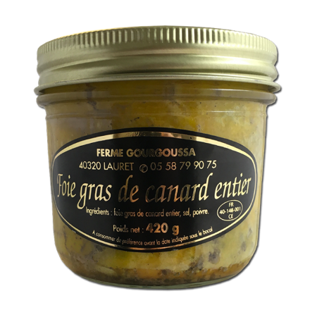 Bocal foie gras 420g  (8parts)